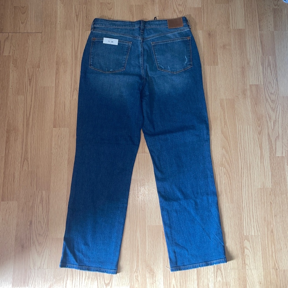 NWT Judy Blue High Waist Straight Fit Denim Blue Jeans Size 11:30 - Picture 6 of 9